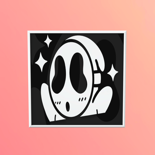 Shy Guy Super Mario Bros - Car Bumper Vinyl Decal