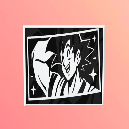 Goku Dragon Ball Z Window Peeker - Bumper Vinyl Decal